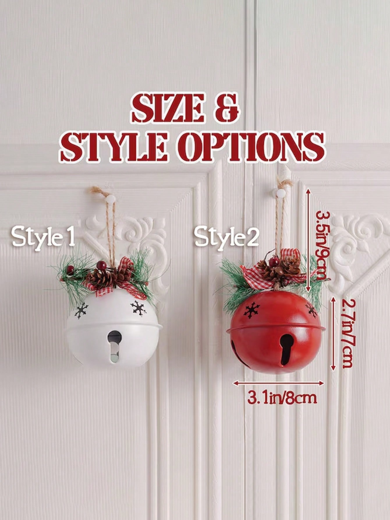 Personalized Christmas Bell Ornament